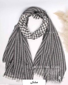 شال نخی پاییزه (وارداتی) 1440 مشکی