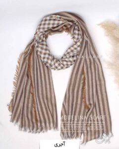 شال نخی پاییزه (وارداتی) 1440 آجری