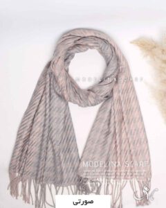 شال موهر(وارداتی)مدلینا1457 صورتی