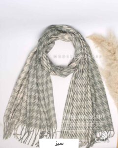 شال موهر(وارداتی)مدلینا1457 سبز