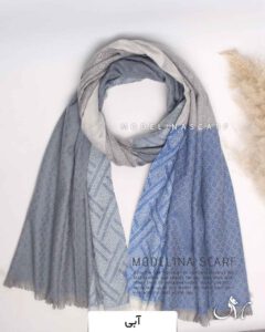 شال موهر(وارداتی)مدلینا1468 آبی