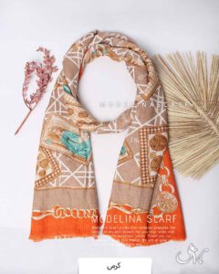 شال نخ پاییزه دیور(وارداتی) کرمی