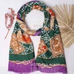 شال نخ پاییزه دیور(وارداتی) سبز