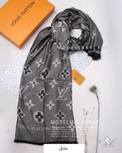 شال نخ پاییزه شاین(وارداتی)مدلینا1496 مشکی