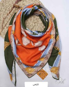 روسری موهرپاییزه(وارداتی)مدلینا1497 نارنجی