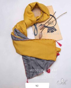 شال نخ پاییزه دورومدلینا1498 زرد