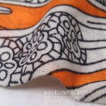 روسری موهرپاییزه (وارداتی)مدلینا شیک