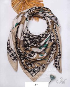 روسری نخ پاییزه مدلینا1502 سبز