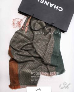 شال موهر(وارداتی)مدلینا1506 یشمی