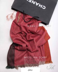 شال موهر(وارداتی)مدلینا1506 زرشکی
