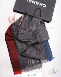 شال موهر(وارداتی)مدلینا1506 طوسی تیره