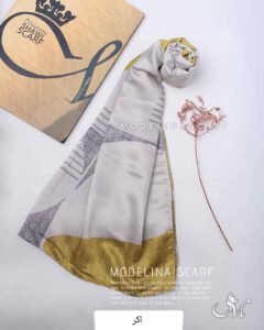 شال نخ پاییزه مدلینا 1481 اکر