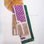 شال نخ پاییزه (وارداتی)مدلینا 1484 بنفش
