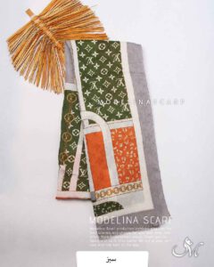 شال نخ پاییزه (وارداتی)مدلینا 1484 سبز