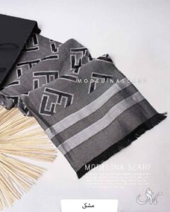 شال نخ پاییزه شاین مشکی