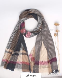 شال موهر(وارداتی)1462 سرمه ای