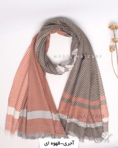 شال موهر(وارداتی)1462 آجری-قهوه ای