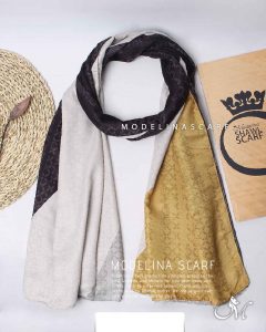 شال نخ پاییزه مدلینا 1466 مشکی