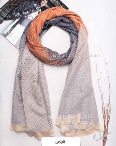 شال موهر(وارداتی) مدلینا 1511 نارنجی