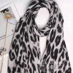 شال موهر پلنگی(وارداتی)1518 طوسی