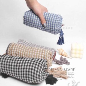 شال نخی منگوله دار(وارداتی)1543