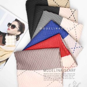 شال نخی پلیسه مدلینا 1560