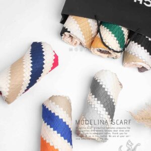 شال پلیسه نخی مدلینا 1561