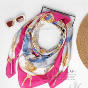 1582m3 روسری ابریشم ورساچه (وارداتی)