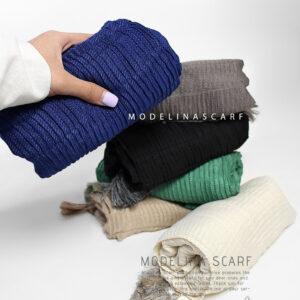 شال پلیسه نخی مدلینا 1607