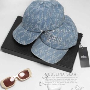 1633m6 کلاه لبه دار فندی جین