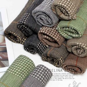 1647m2 شال پلیسه طرحدار پاییزه(وارداتی)