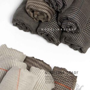 شال نخی چهارخونه(وارداتی)1751