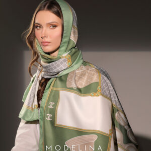 1732m5 شال ژاکارد ابریشم(وارداتی)