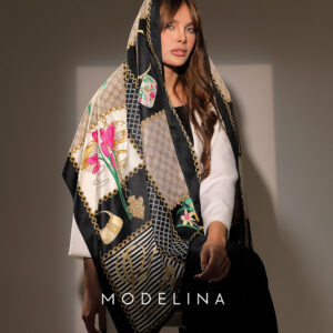 1732m6 شال ژاکارد ابریشم (وارداتی)