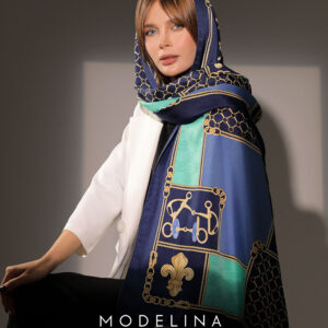 1732m7 شال ژاکاردابریشم(وارداتی)