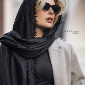 شال بوکله مشکی پارچه VIP