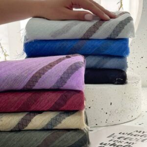 شال نخ ویسکوز چهارطرف ریش